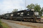 NS 7110 & 5644 back train P15 into the yard